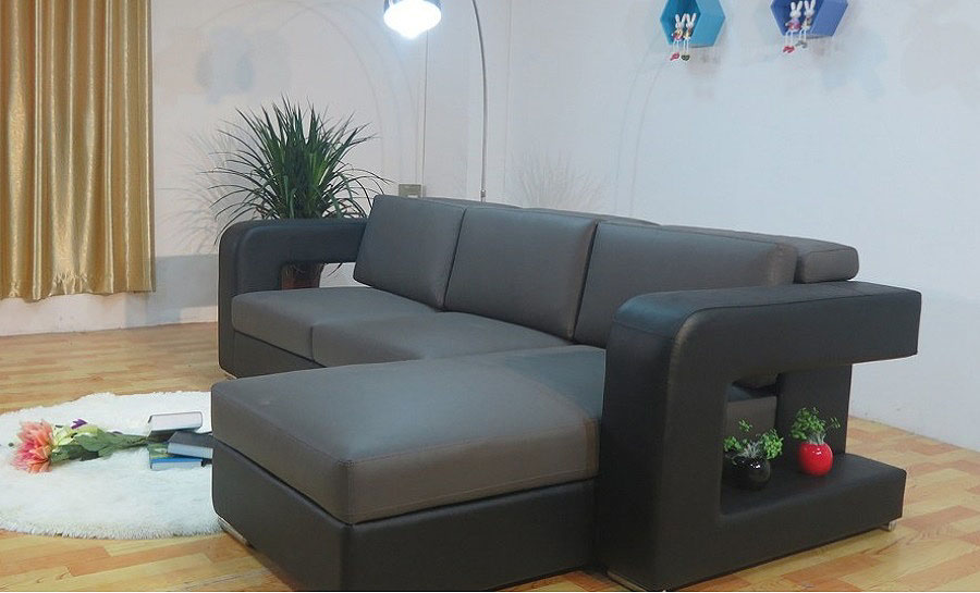 Logesh - Leather Sofa Lounge Set